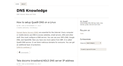 Desktop Screenshot of dnsknowledge.com